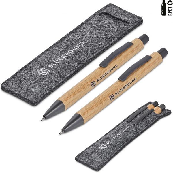 Okiyo Jona Bamboo Ball Pen & Pencil Set Pen and pencil sets pen and pencil set